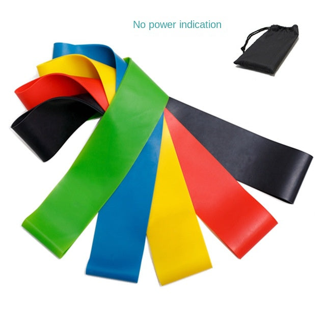 Five-Piece TPE Resistance Bands for Squats, Butt Lifting, Leg and Arm Training, Body Shaping, Yoga Elastic Loop Bands