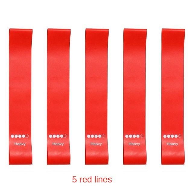 Five-Piece TPE Resistance Bands for Squats, Butt Lifting, Leg and Arm Training, Body Shaping, Yoga Elastic Loop Bands
