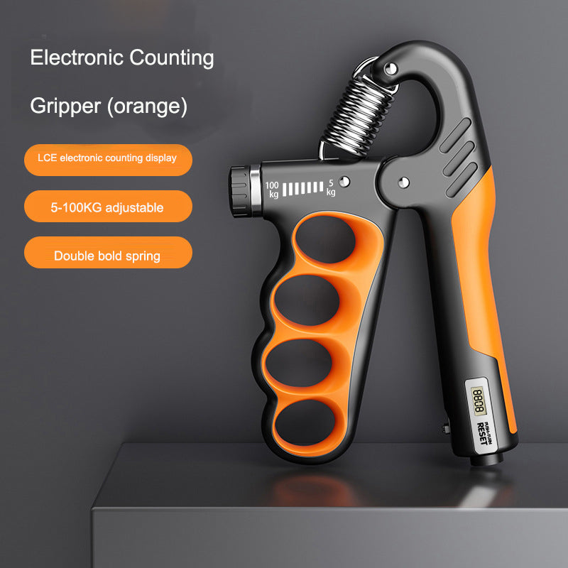 Adjustable Grip Strength Gauge Counting Type Spring Grip Strength Gauge Handshake Holder