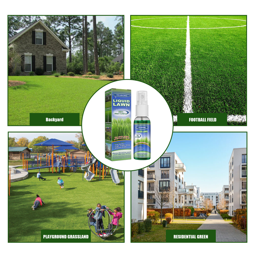 Green Lawn Spray, Backyard Outdoor Playground Football Field Grass Growth Concentrated Nutrient Solution Spray