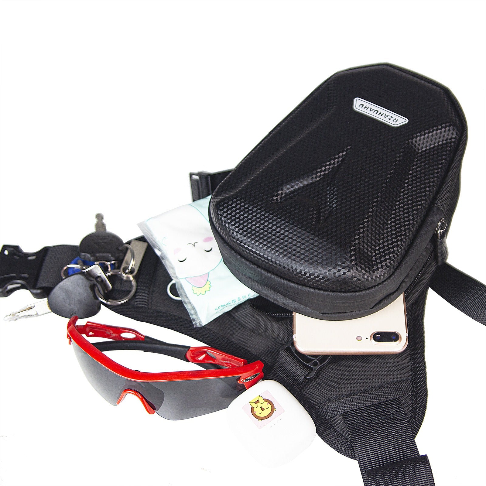 Tactical Leg Bag Men's Motorcycle Bike Multifunctional Waterproof Leggings Waist Bag Outdoor Oblique Straddle Bag